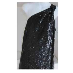 Tory Burch One Shoulder Sequin Cocktail Dress